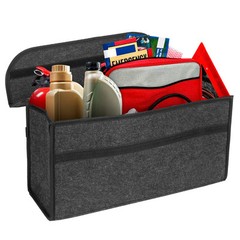 [Pack of 2] 3.85Gal Car Boot Organizer Box Collapsible Trunk Bag Storage Cont…