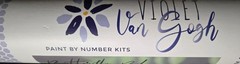 Paint By Numbers -Violet Van Gogh “Butterfly Blue” Canvas Paint By Numbers Kit
