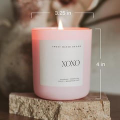 Sweet Water Decor Best Mom Ever Scented Candles – Soy Pink Jar,