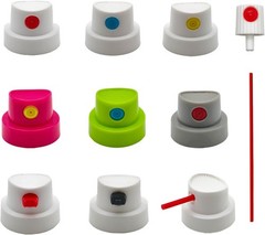 Universal Female Spray Nozzles – 10 Pack for Various Artistic Effects & Coverage