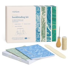 Bookbinding Kit DIY Kit to Create Custom Soft-Cover Notebooks – Includes Mate…