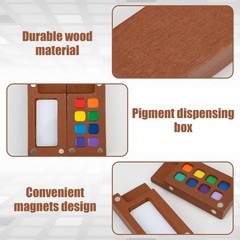 Mini Watercolor Travel Set – New Paint Palette Travel Kit, Upgrade 2026 Porta…
