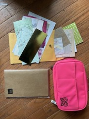 Stabilo Fine Line Marker Set with Case, Washi Tapes, Journal, Ephemera Scrap