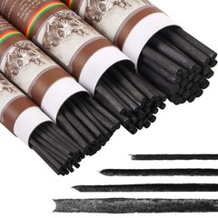 100 Pcs Willow Charcoal Sticks, Willow Charcoal, Artists, Beginners, Students…