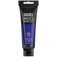 NEW ⭐️ Liquitex BASICS 4oz Acrylic Paint Ultramarine Blue 118ml 1046-380