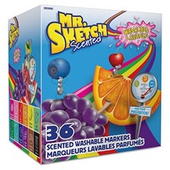 Scented Washable Markers Chisel Tip Assorted Colours 36 Count