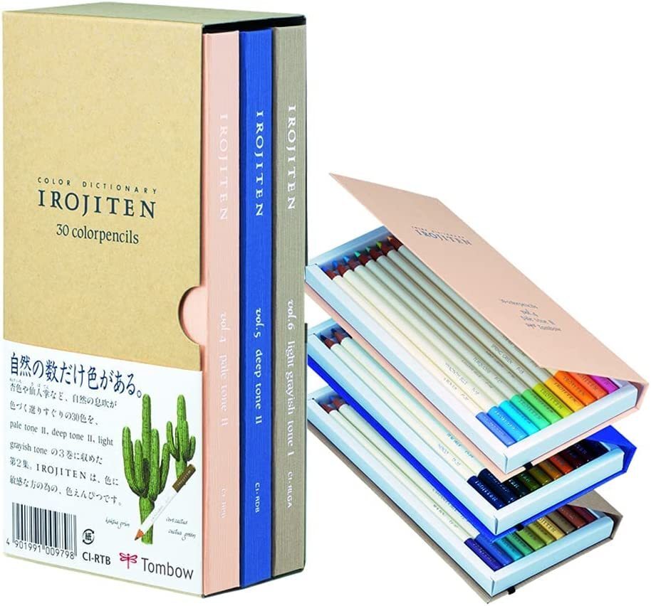 Tombow Colored Pencil Color Dictionary Vol.2 30 Colors CI-RTB