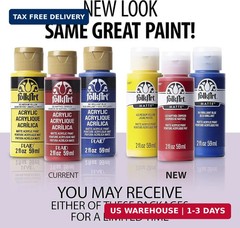 FolkArt Paint, Uniform Blue 2 Fl Oz