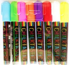 Car Window LED Board Markers Washable Fluorescent Neon 6mm Tip 1 Marker/Pk, Sele