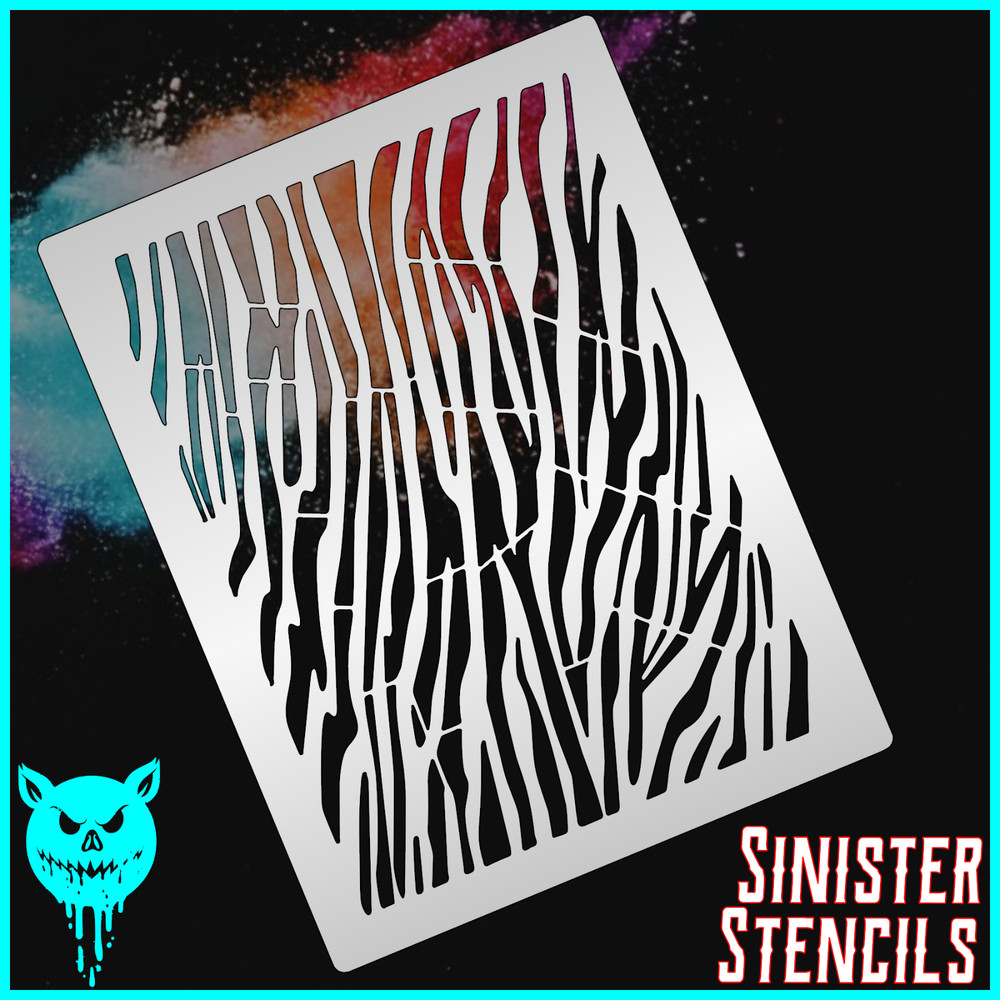 Airbrush Paint Stencil – Savanna Grass Camo 12 mil Mylar Stencil