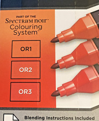 Spectrum noir – TRI BLEND 3-IN-1 MARKER – Orange Blend – OR1, OR2, OR3