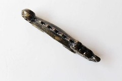 Japan Iron Dragon Shape Brush Rest Calligraphy Painting Sumi-e Tool