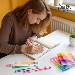 Vibrant 108-Color Gel Pen Set for Creative Journaling & Doodling – Non-toxic