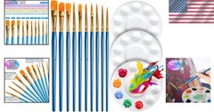 Kids’ Friendly Paint Brushes & Plastic Palette – Inspiring Creativity Everywhere