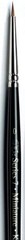 Luxury Series 7 Kolinsky Watercolor Brush #0 – Black Short Handle Precision