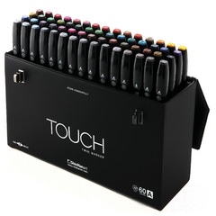 ShinHan TOUCH Twin Marker Set A Twin tips (60 Colors-A) / Tracking