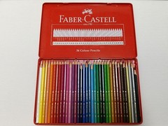 Faber-Castell colored pencils set of 36 colors and soft pastels set of 24 colors