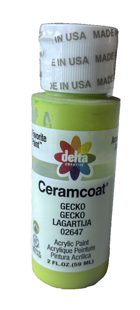 Delta Creative Ceramcoat 2 oz Acrylic Paint in Gecko 2647