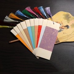 10Pc Creative Retro Bookmark Xuan Rice Paper Painting Calligraphy Sumi-e DIY