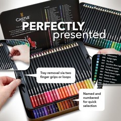 Complete 72-Piece Watercolour Pencil Set with Tutorial – Perfect for All Artists