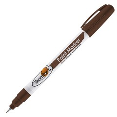 Thornton’s Art Supply Oil-Based Paint Marker, Extra Fine Point, Brown Ink