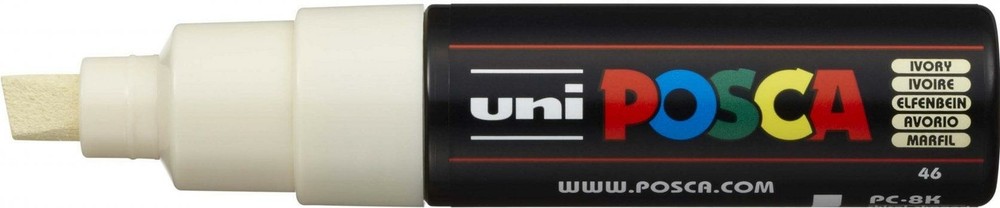 Uni Posca PC-8K Marker – Water Based Acrylic Paint Pen – 8mm Chisel Tip Nib