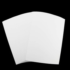 Newbested 100PCS White Watercolor Paper, 100% Rag Cotton Watercolor Paper Cold