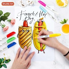 Permanent Markers Set – 60 Assorted Colors for Kids and Artists | Acid-Free