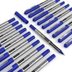ARTEZA Rollerball Pens, Pack of 20, 0.5mm Blue 1 Count (Pack 20),