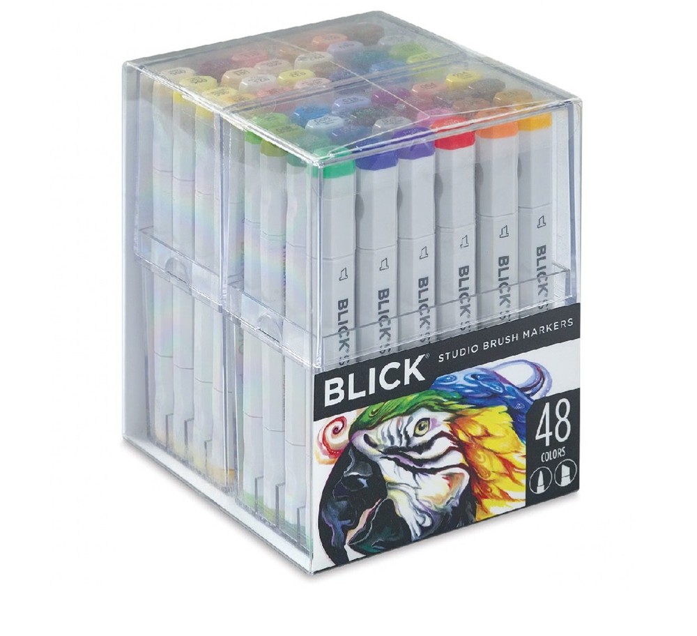 blick studio brush markers brand new