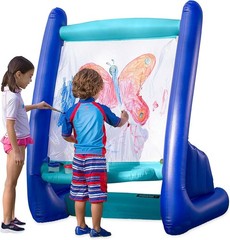 Inflatable Kids Art Easel, Outdoor & Indoor Paint Station, Creative Coloring,…