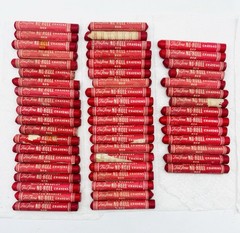 Milton Bradley No-Roll Crayon Lot 54 Pcs Red 2 lbs Wax Craft Melt Color