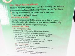 Clean Pot 3 in 1 for Airbrush Model TP-50 New in Original Box