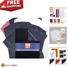 Versatile 60PCS Graphite Transfer & 60PCS Tracing Paper – 8.5×11 in Bundle