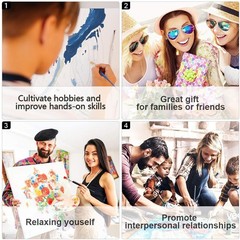 Tree of Life Paint by Numbers Kit for Adults Beginners 16×20 Inch DIY Art Gift