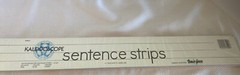 Multi Colored Sentence Strips, 3″x24″ , Assorted Tagboard, 100/PK Home School