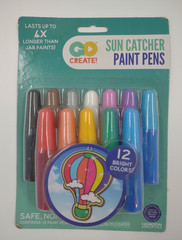 NIP Go Create! 12 color Suncatcher Paint Pens 6 ML Sealed