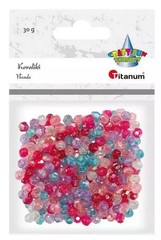 5907437611357 Koraliki plastikowe fasetowane 30g Titanum