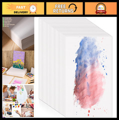 120 Sheets Watercolor Paper 140 lb 300 GSM Cold Press 5×7 Inch for Artists & Kid