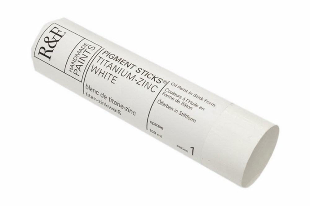 Handmade Paints – Professional Oil Pigment Stick, Titanium-Zinc White, 100 ml