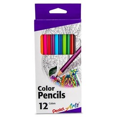Arts Colored Pencils, Assorted Colors, Set 12 Count (Pack of 1) Color Pencil