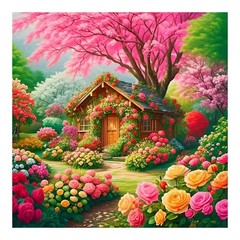 hill froeistung Landscape Scenery Diamond Art 30 cm x 30 x 0.3 cm, HF-A070