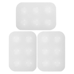 EXCEART 3pcs Paint Tray Palettes Rectangular Oil 9.50X6.50X1.10CM, As Shown