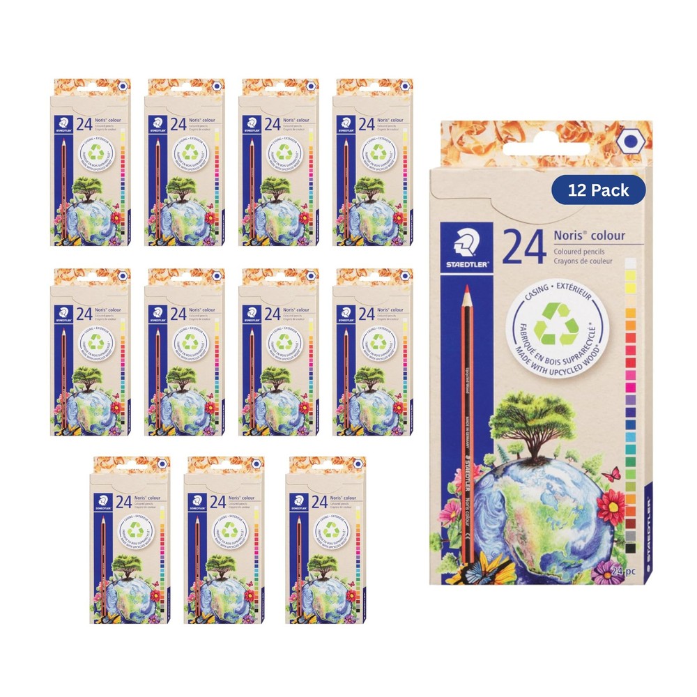 Colored Pencils Set (12-Pack) for School Supplies – Break-Resistant Lead, Sus…