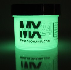 MX24 ULTRA Glo in the Dark Paint 1/2ozx5colors Daytime Invisible