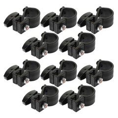 10pcs Easel Tray Clips, Fits Round Support Bars, Heavy Duty Tray Mounting Parts