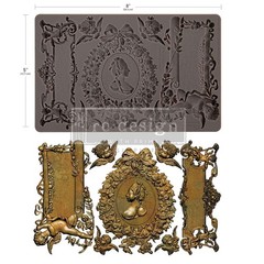 Ombres Florales | 5″ x 8″ Silicone Decor Mould | Redesign with Prima