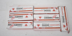 Lot of 7 Packs Diamond Dotz Peel Off China Markers Grease Pencils For Glass