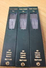 Faber Castell TK 9071 lead refills – 3 packs of 10 – 30 total – 2H 2 mm