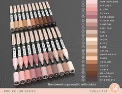 Detailed Artwork with 22 Skin Tone Acrylic Markers – Non-Toxic & Water-Based